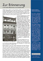 Erinnerungsblatt für Familie Simon